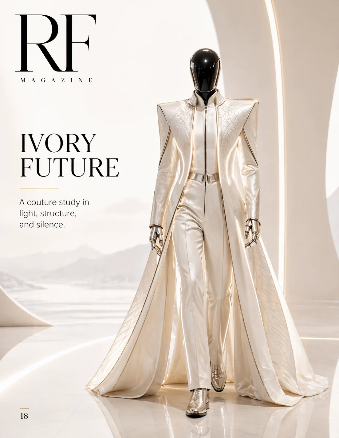 Magazine cover treatment